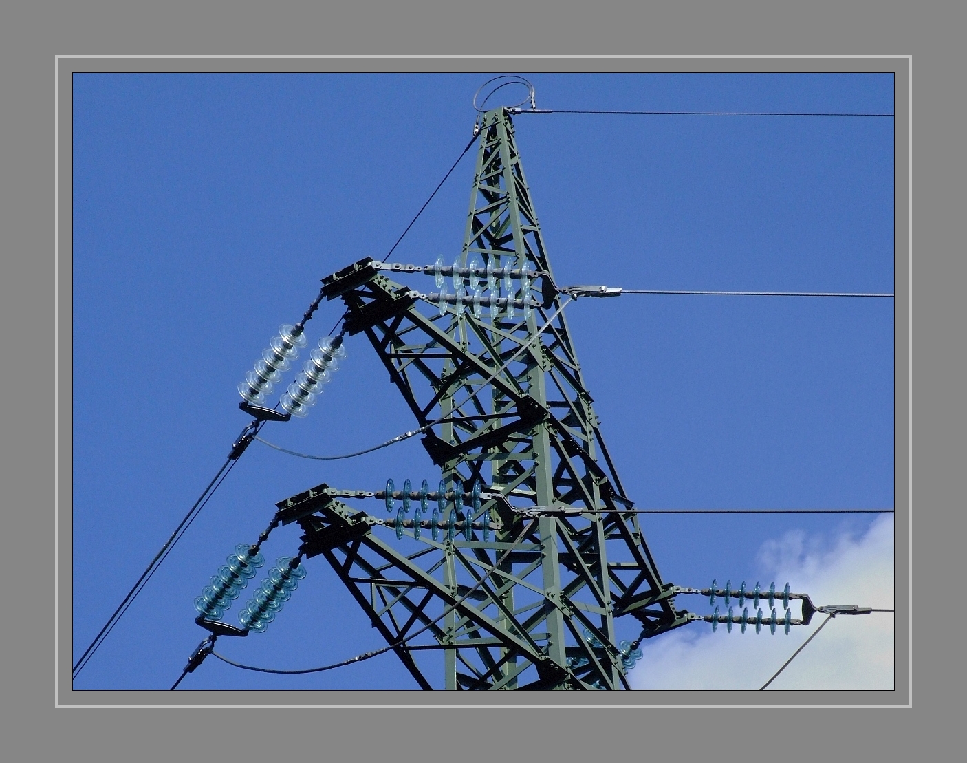 Teil Der Elektrischen Freileitung Fothema.de