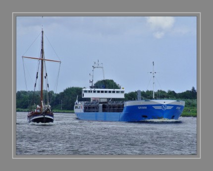 Auf dem Nord-Ostseekanal