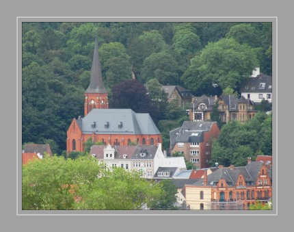 Nordergraben. Flensburg. (Blick vom Wasserturm)