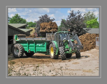 Mist ist die in der Landwirtschaft bei der Viehhaltung in Ställen anfallende Mischung aus Exkrementen von Tieren (Dung mit Fest- und Flüssigbestandteilen, vgl. Gülle und Jauche) mit einem Bindemedium. Dieses besteht traditionellerweise aus pflanzlichem Einstreu, meist Stroh, manchmal auch Hobelspäne oder Hanfhäcksel, oft vermischt mit dem vom Vieh nicht verzehrten Heu. Mist ist ein Wirtschaftsdünger und zählt zu den organischen Düngern.